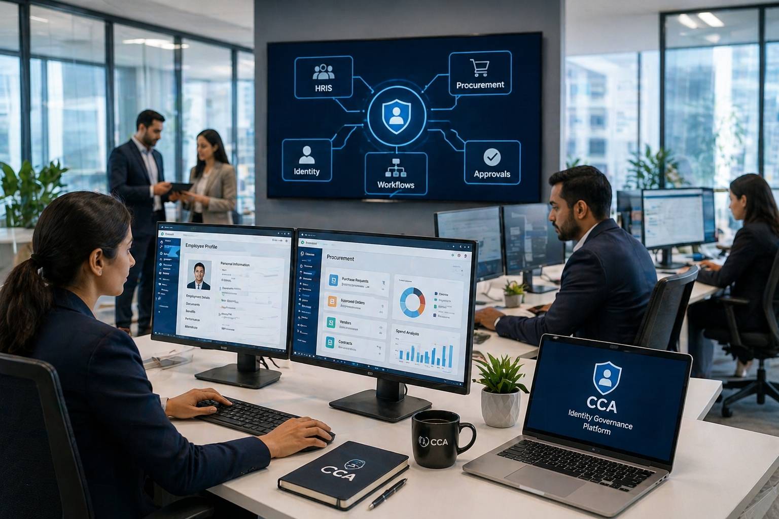 How Business Card Governance Integrates with Enterprise Systems.