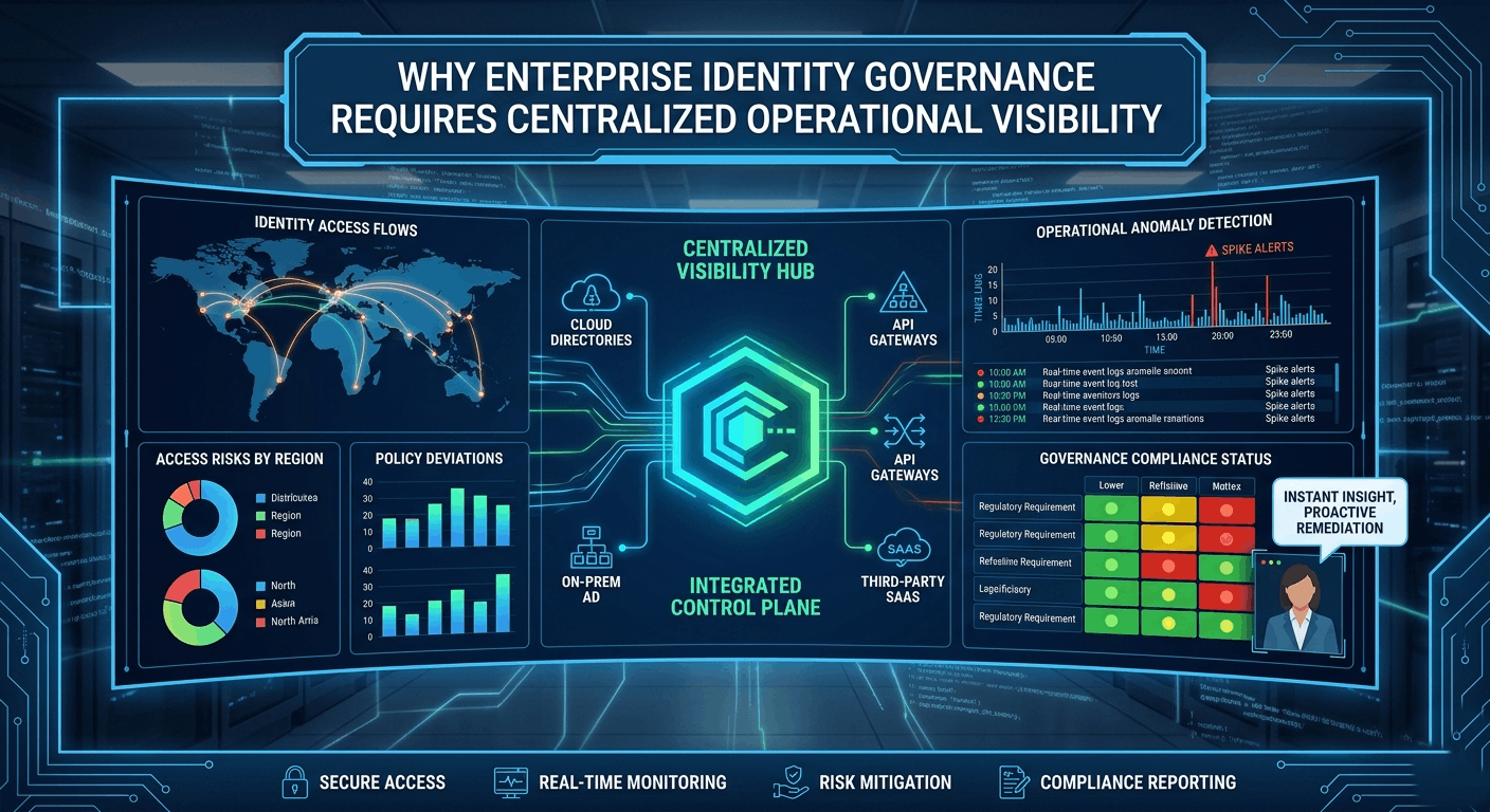 Why Enterprise Identity Governance Requires Centralized Operational Visibility.
