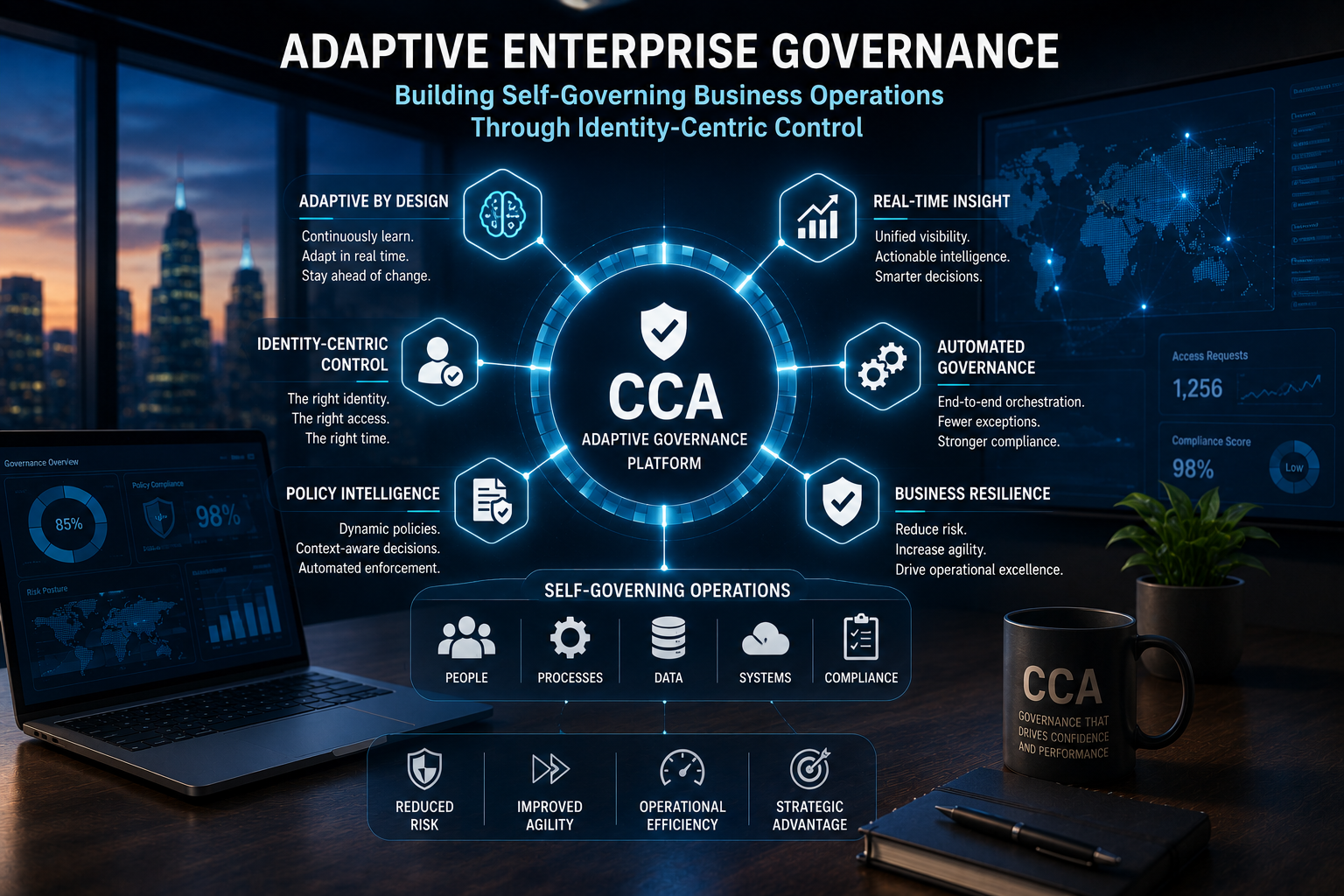 Adaptive Enterprise Governance: Building Self-Governing Business Operations Through Identity-Centric Control