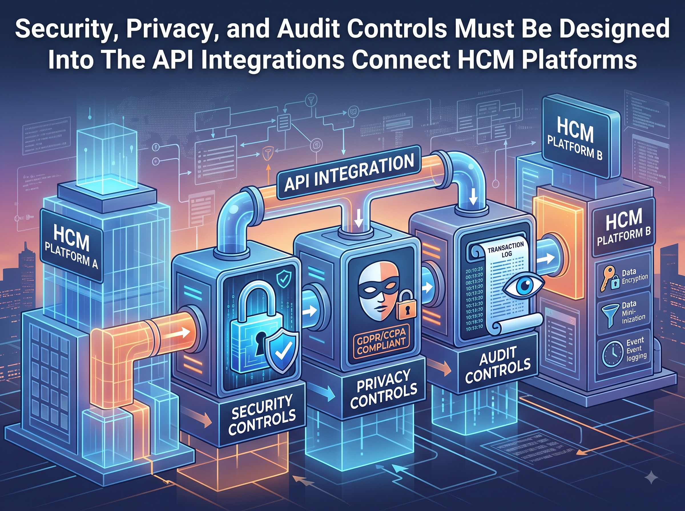 Security, Privacy, and Audit Controls Must Be Designed Into the API