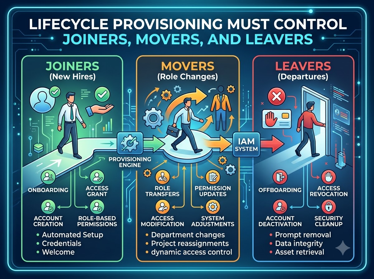 Lifecycle Provisioning Must Control Joiners, Movers, and Leavers