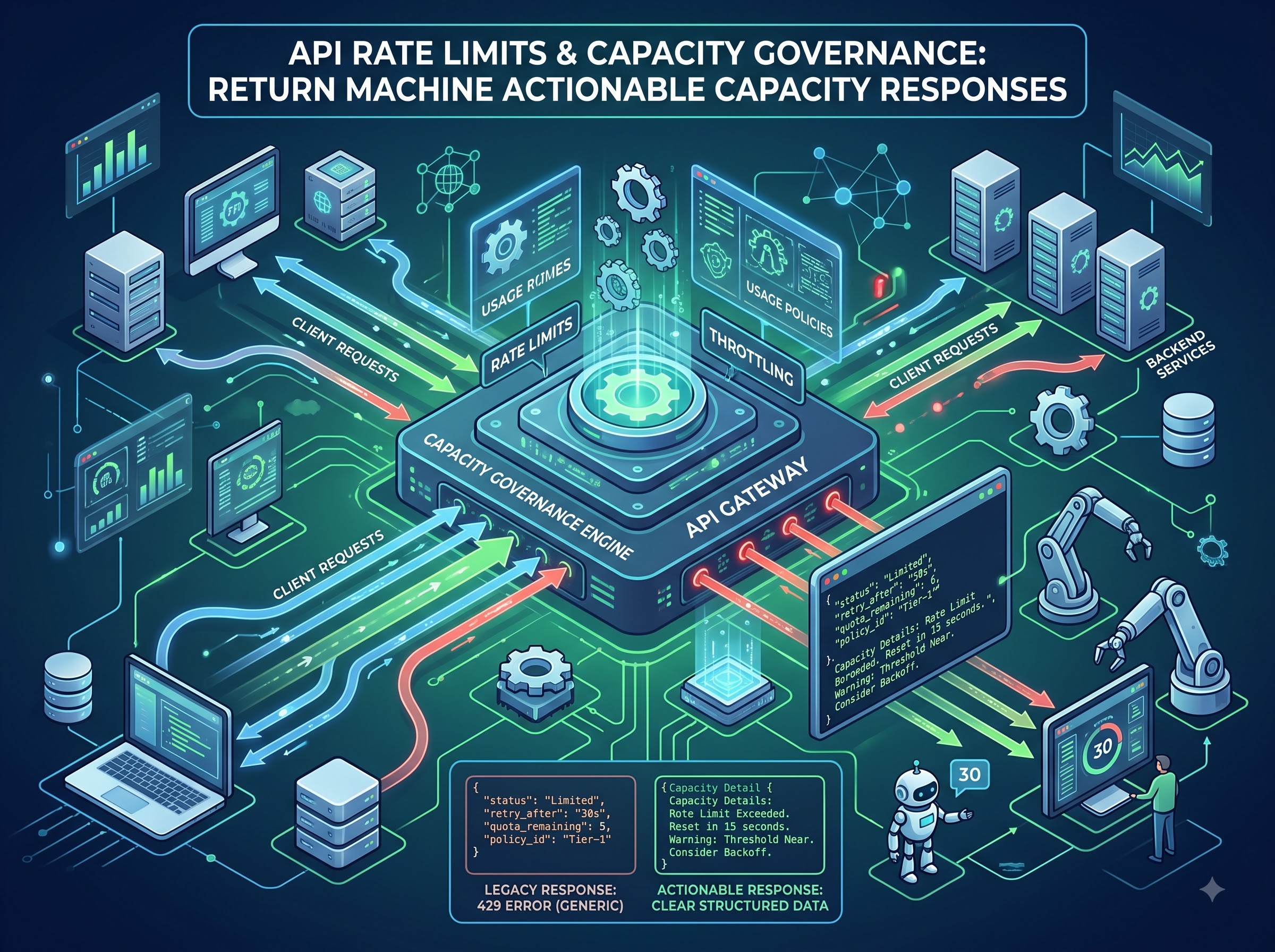Return Machine Actionable Capacity Responses