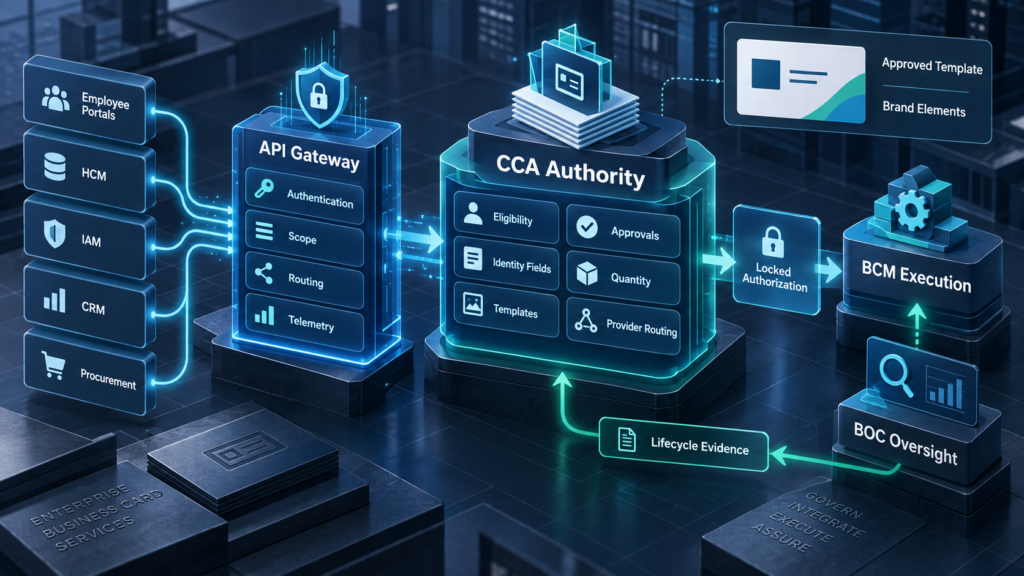 API Gateway Architecture For Enterprise Business Card Services