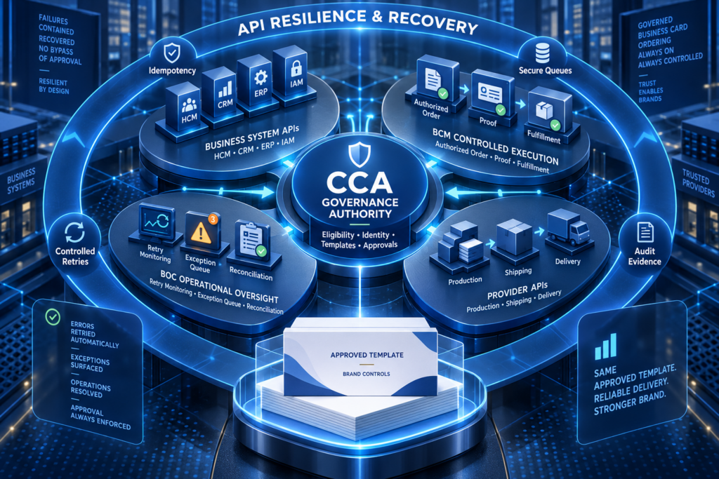 API Resilience and Error Recovery For Enterprise Business Card Ordering