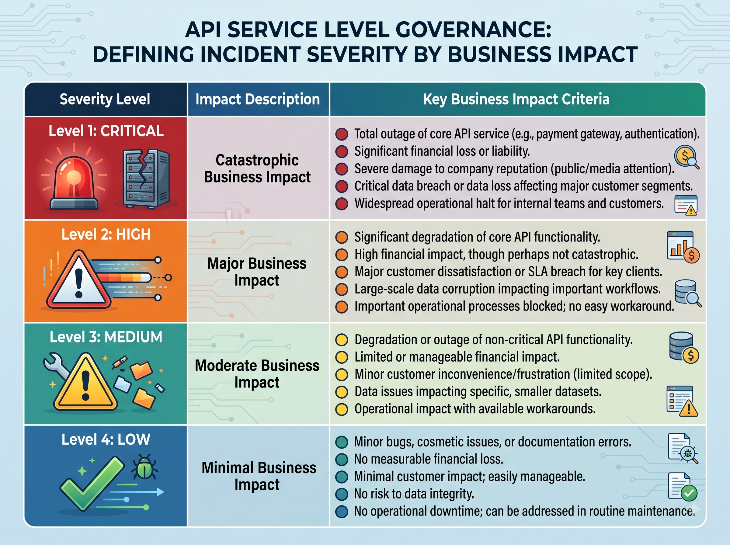 Define Incident Severity by Business Impact