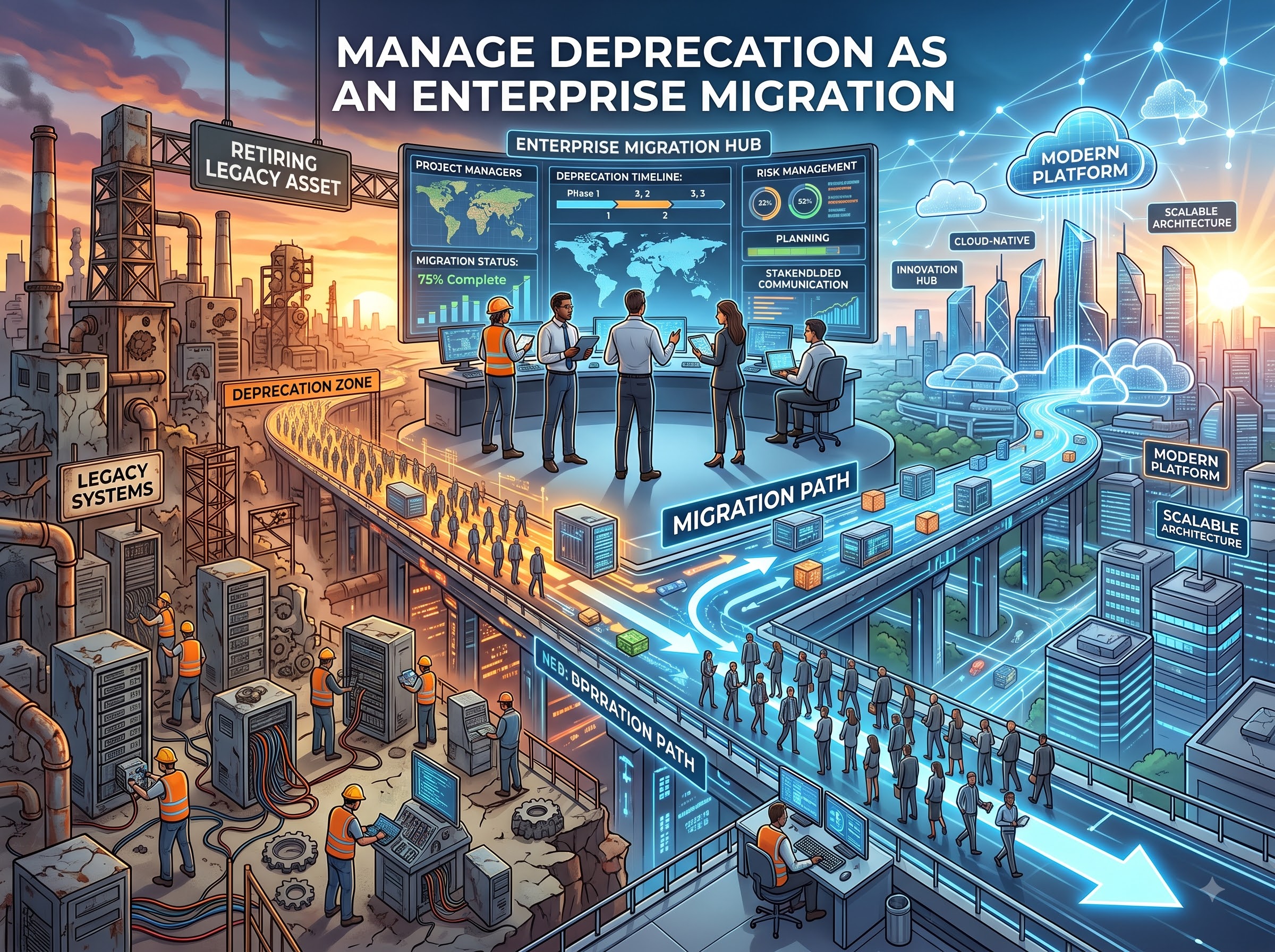 Manage Deprecation as an Enterprise Migration