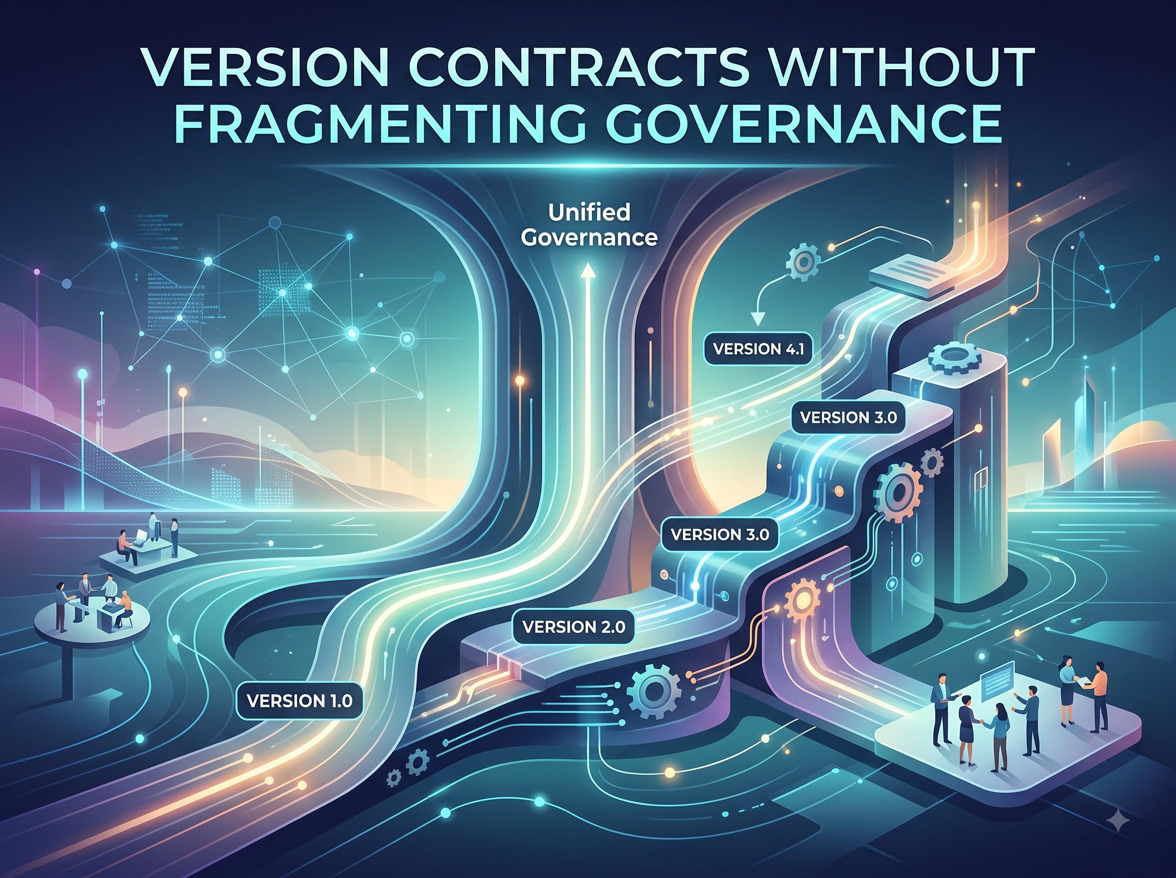 Version Contracts Without Fragmenting Governance