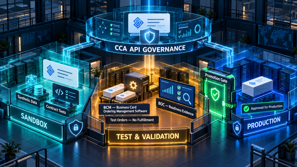 Sandbox and Test Environment Governance For Business Card API Integrations