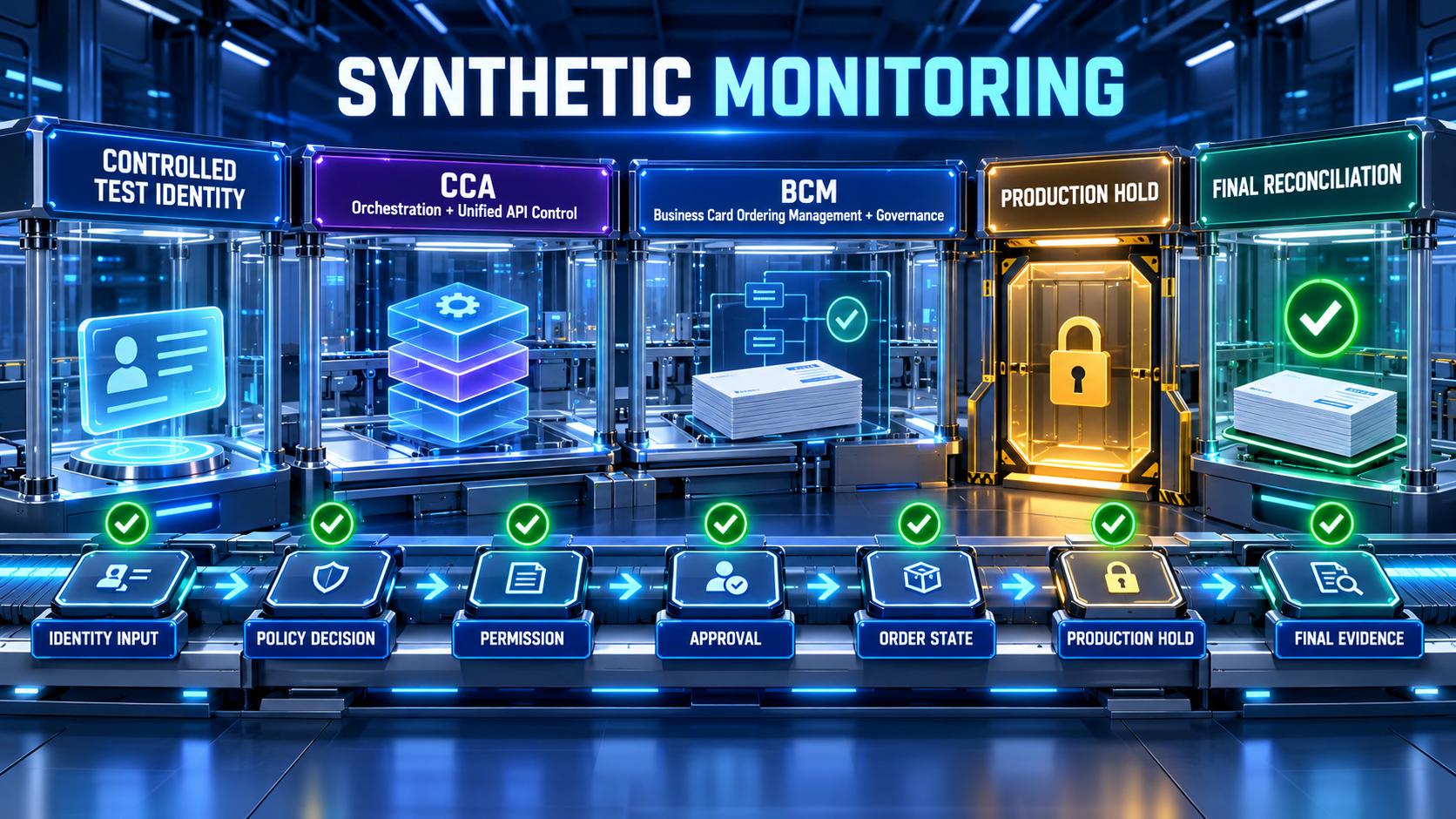 Synthetic Monitoring for Business Card API Integrations with CCA
